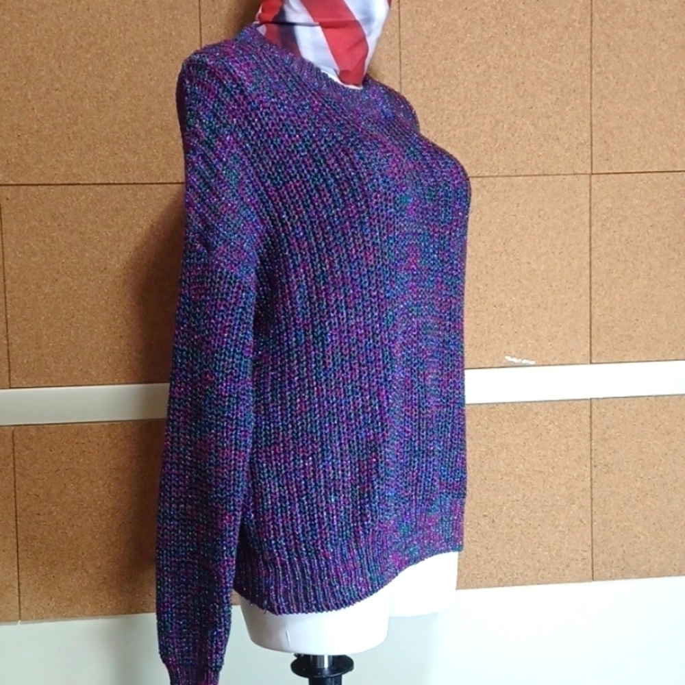 UMGEE USA SWEATER MULTI COLOR SPARKEL SIZE XL